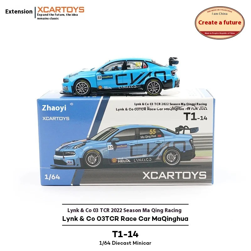 

Tuoyi 1/64 Miniature Model Alloy Car Model Lynk&Co 03TCR 2022 Season Ma Qinghua Racing Children's Toy Birthday Gift