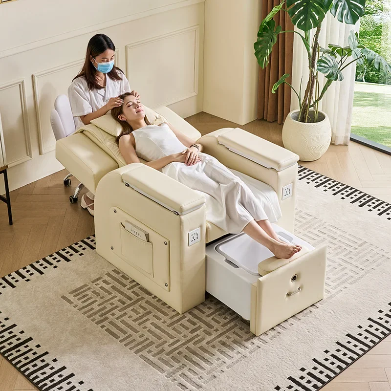 

Automatic Back Massage Foot SPA Chair | Pedicure & Nail Salon Sofa | Professional Foot Care Furniture