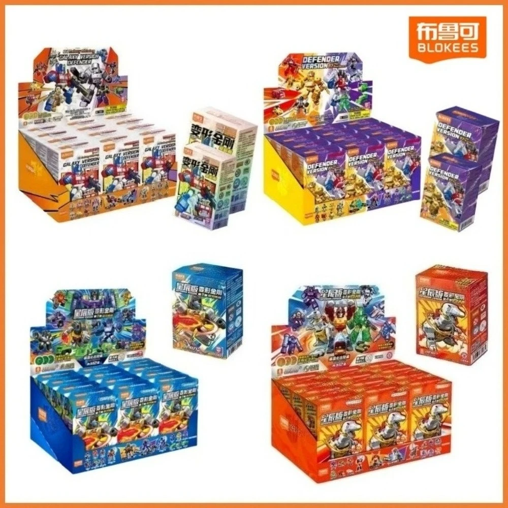 

Новые Blokees Transformers Defender Version Wave 4, Grimlock Rodimus Prime, детская сборная модель, экшн-фигурка, загадочная коробка, подарок