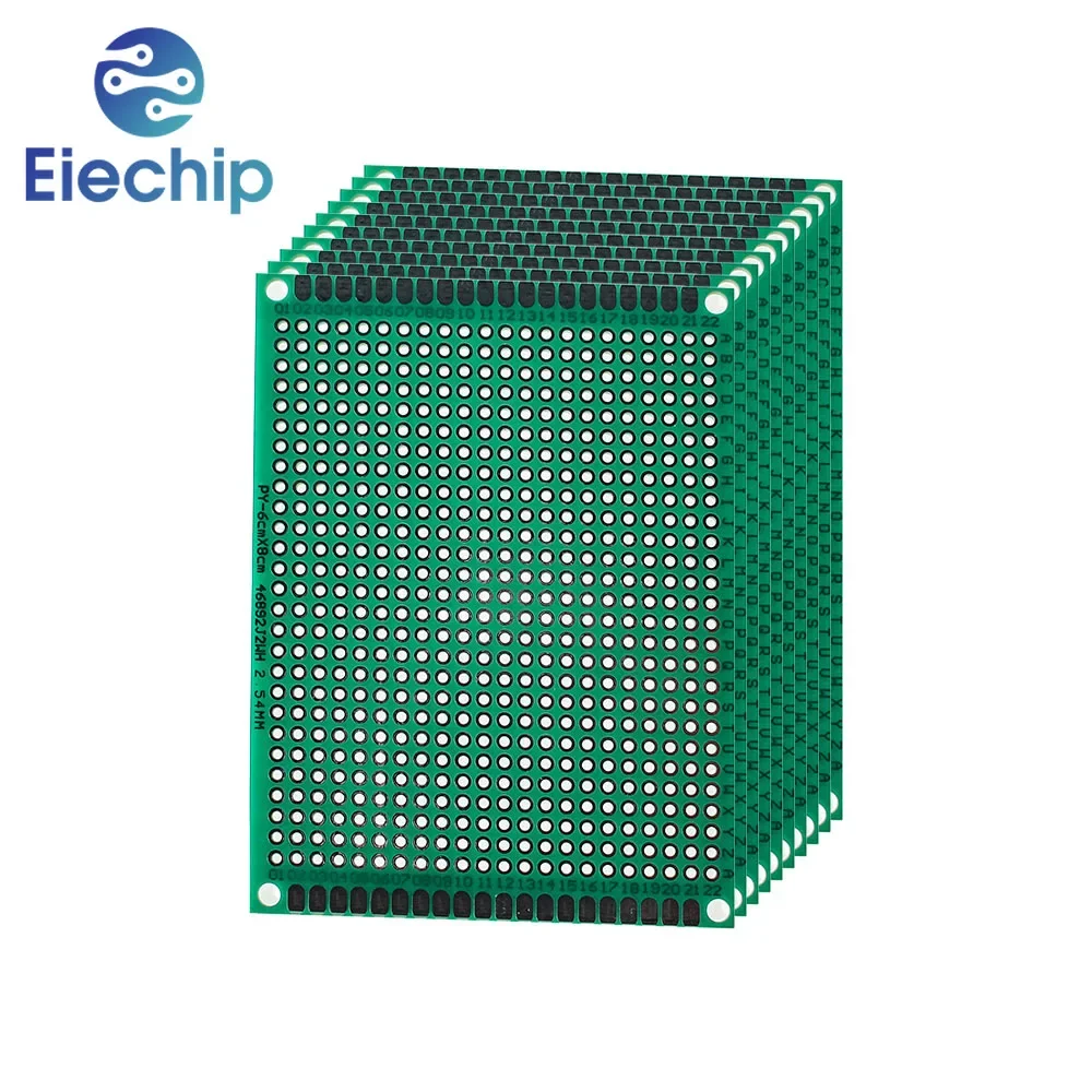 5x PCB Board Single Side Prototype DIY Universal Printed Circuit 6*8cm Protoboard