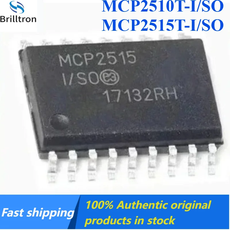 

10-30PCS MCP2510-I/SO MCP2515-I MCP2515 MCP2515T SOP-18 IC Original Stock Available, Fast Shipping.