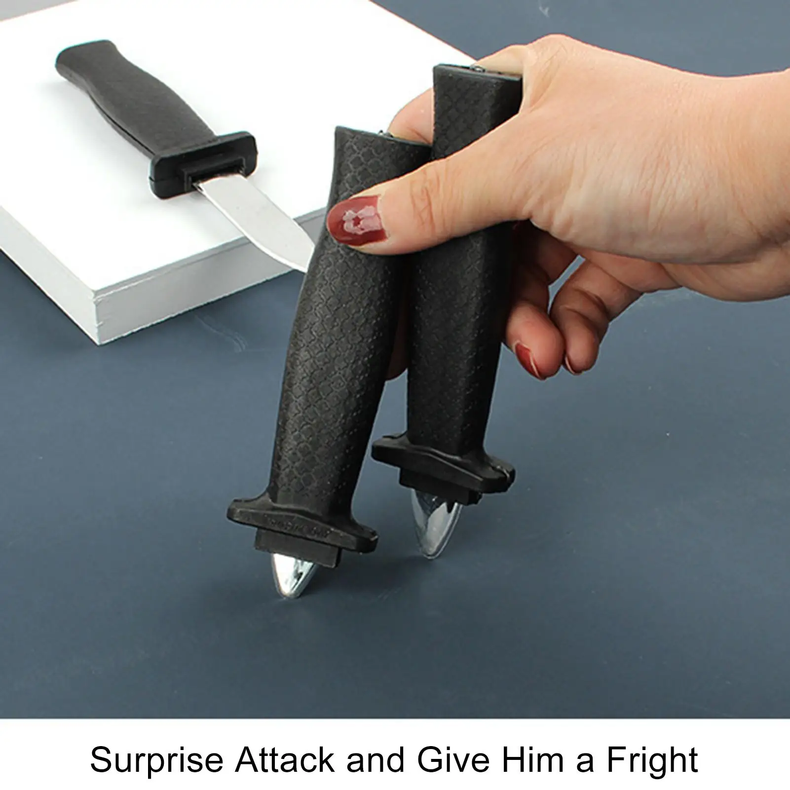 المزحة القاطع قابل للسحب وهمية القاطع زي المهر المزحة الكمامة لعبة لكذبة أبريل حفلة مرحلة عطلة الأحداث الاحتفالات فستان #5