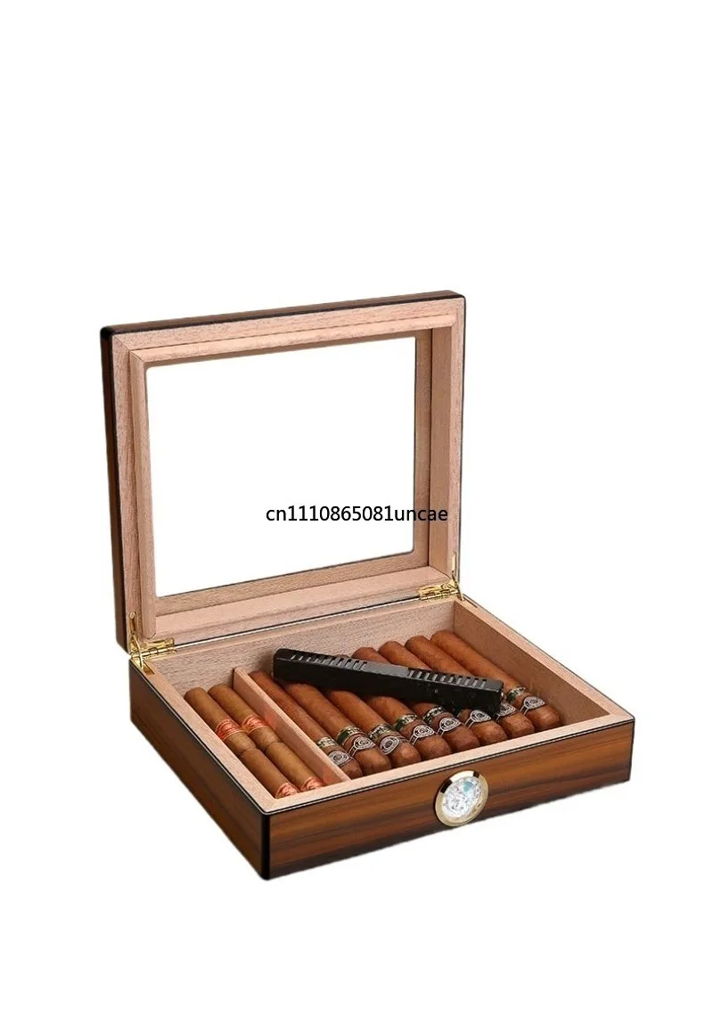 

Cigar Moisturizer Cedar Humidor Portable Large Capacity Sealed Cigar Case