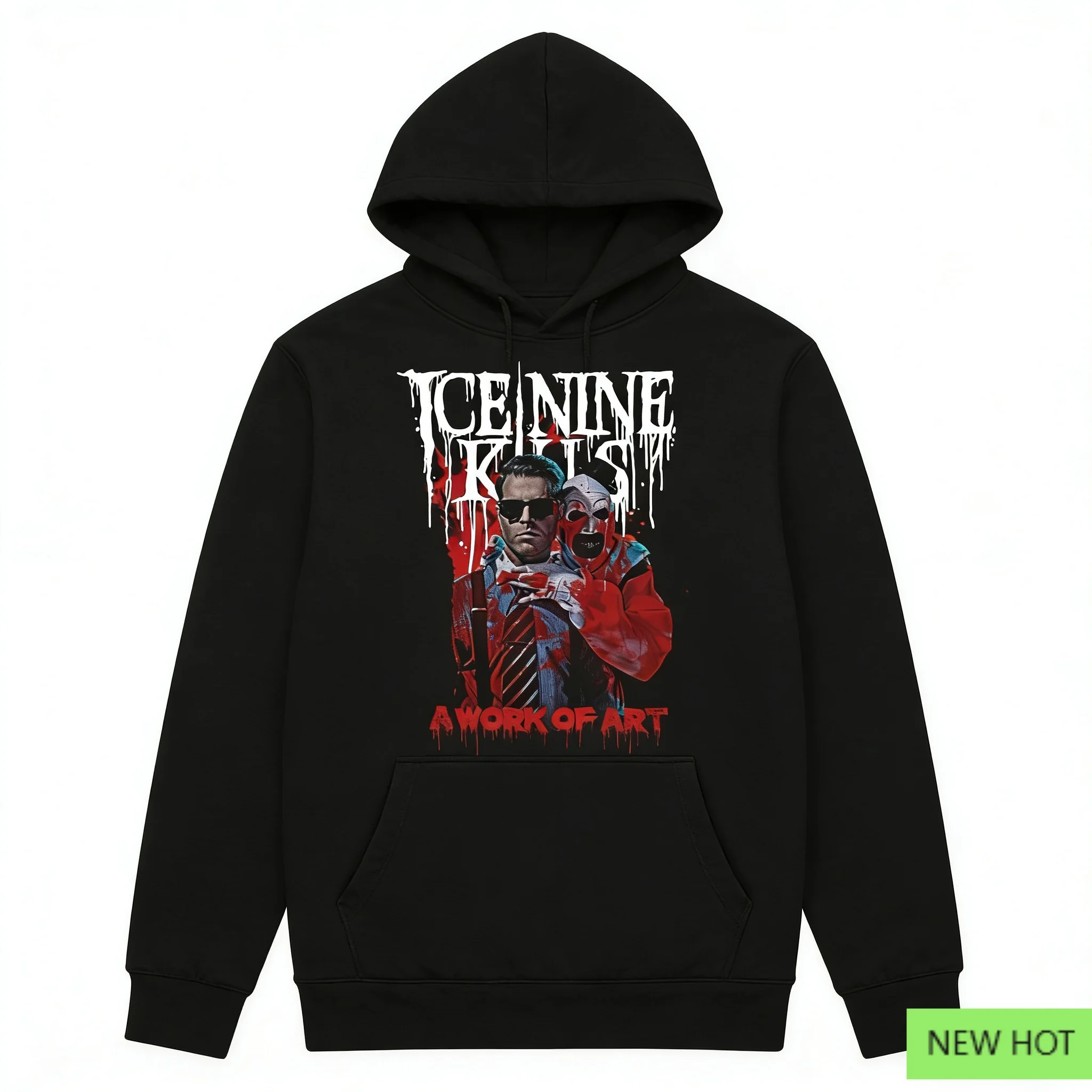 Ice Nine Kills A Work of Art Crewneck، Metalcore Top، مثالي للمعجبين الذين يحبون فيلم الرعب Collab and Heavy Rock Style #2