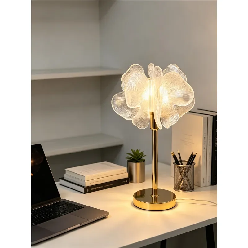 Vintage French Style Bedside Lamp Romantic Designer Table Light Luxury Decor for Living Room Study Bedroom Nightstand