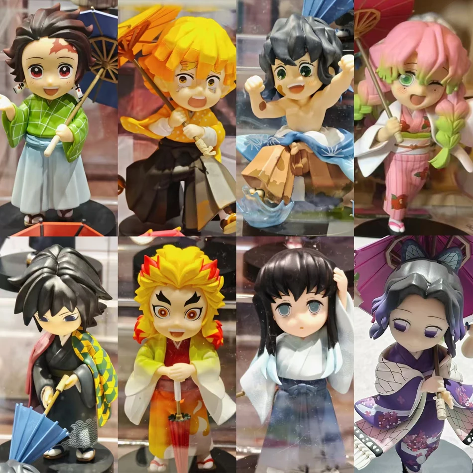 

НОВИНКА: 12-сантиметровая кавайная фигурка Demon Slayer Plum Rain A B Series Blind Box, ручная работа, модель Камадо Нэзуко, украшение, подарок