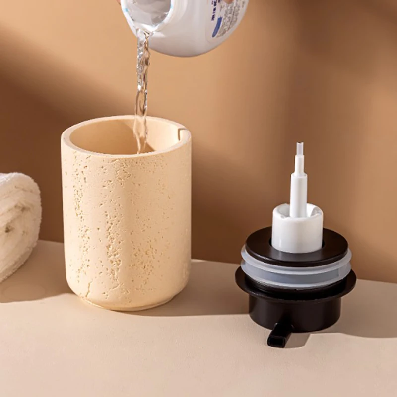 300 мл бутылка для песка и каменной эмульсии в европейском стиле, контейнер для пенообразования для домашнего шампуня, пена для мытья тела и средства для снятия макияжа