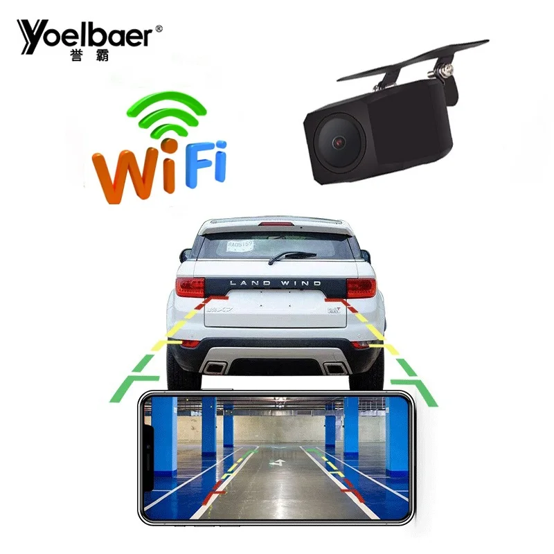 HD Security WiFi Car Camera Vehicle Rear View Mirror Camera Wireless Mini Camera