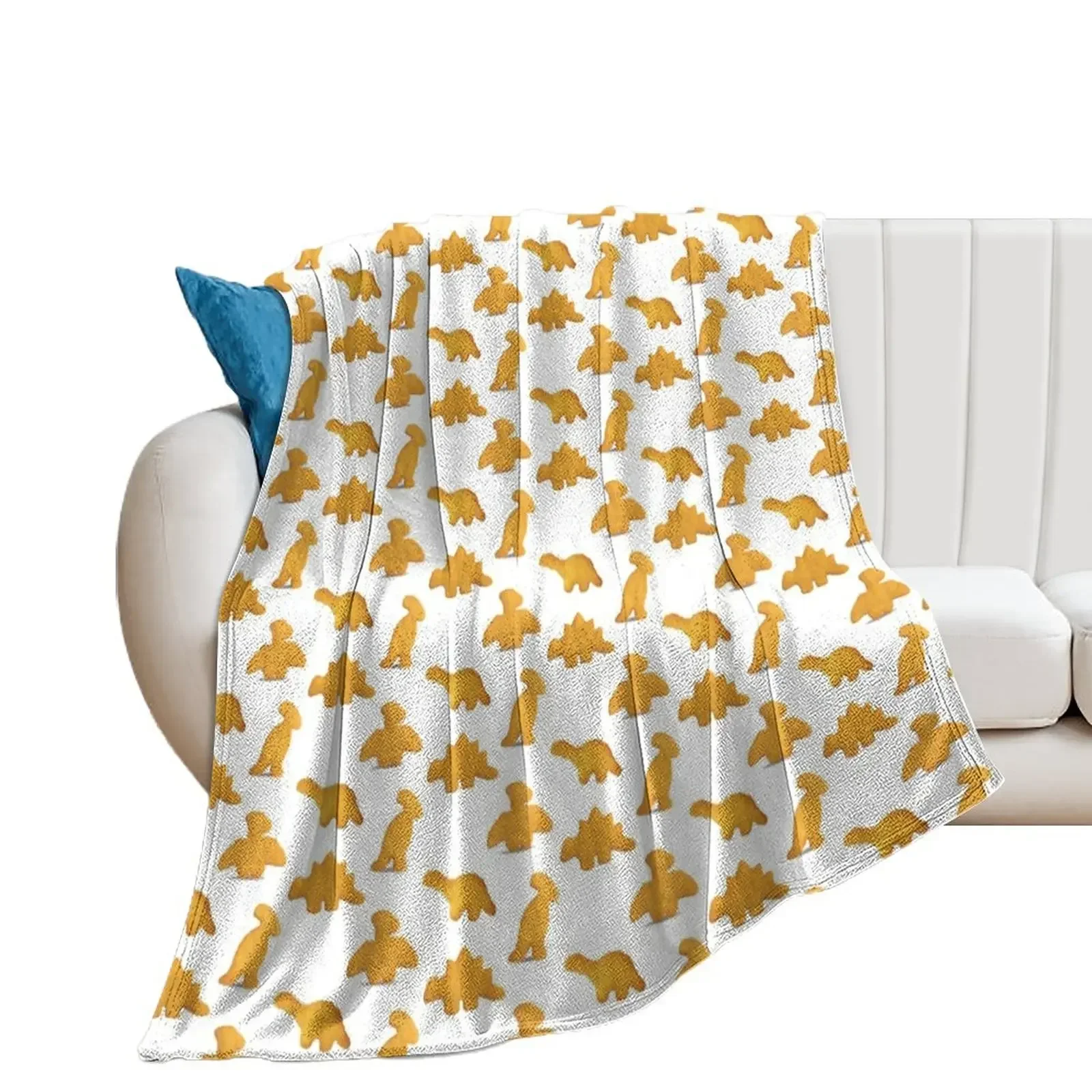 

dino nuggets Throw Blanket For Decorative Sofa decorative Blankets