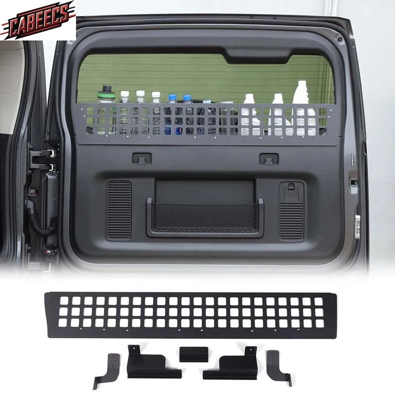 

For Haval H9 2024-2025+ Carbon Steel Black Car Styling Car Tailgate Window Storage Fence Car Modification Decoration Accessories