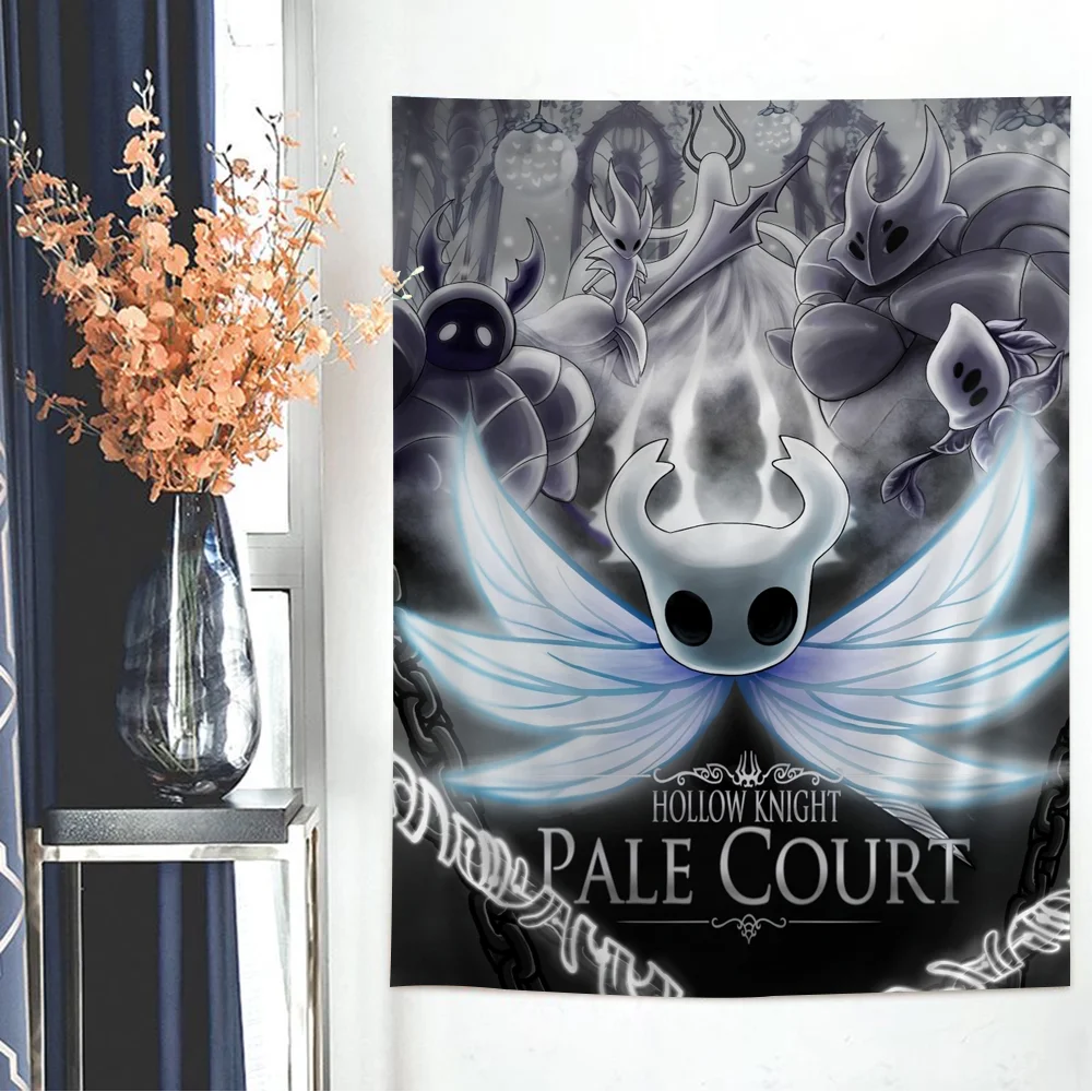 

Hollow Knight Colorful Tapestry Wall Hanging Hippie Flower Wall Carpets Dorm Decor Wall Art Decor