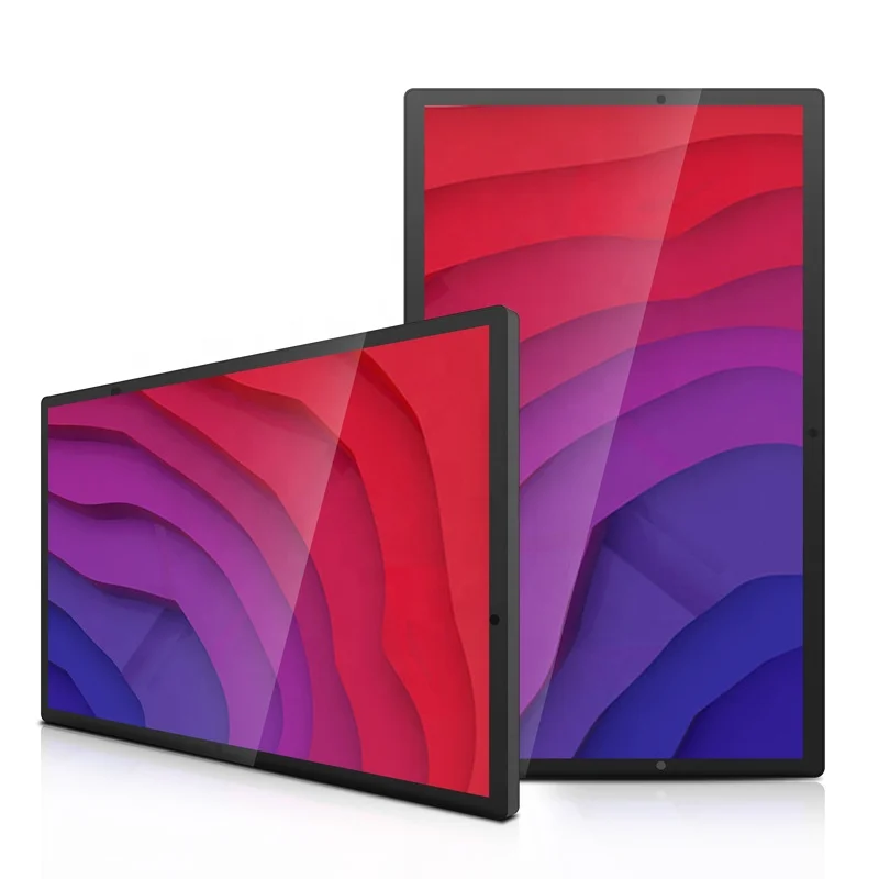 10/13/15/22/32/43/49/55/65/75 Inch Wall Mount Android Tablet Lcd Screen Interactive Kiosk Multi Touch Screen Monitor