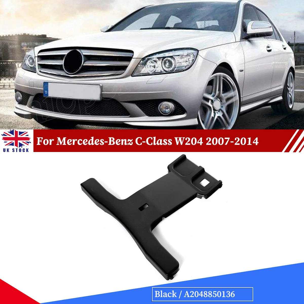 

Grille Support For Mercedes Benz C-Class W204 C300 C350 2008 2009 2010 2011 2012 Grille Bracket Radiator Grille Stay