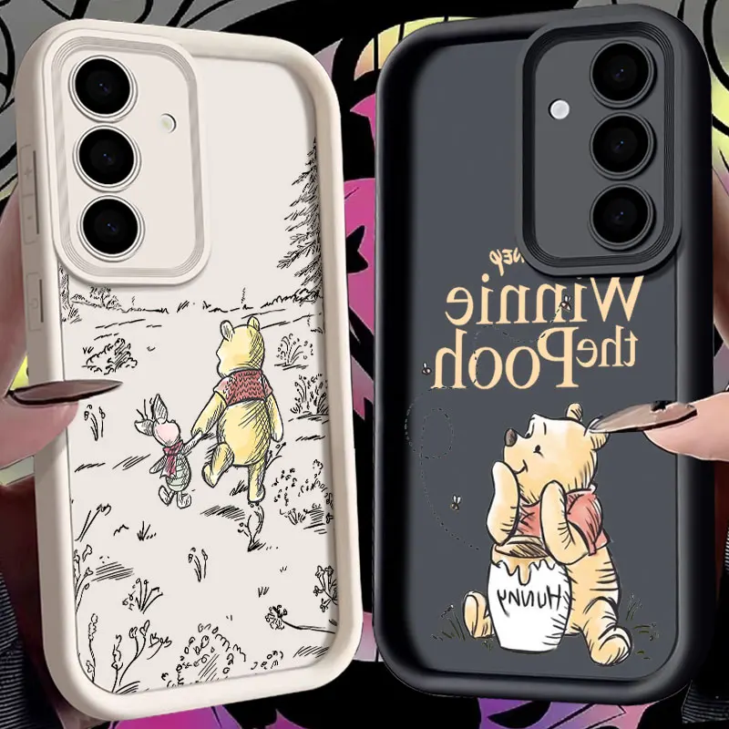

Winnie The Pooh Disney Honey Case For Samsung Galaxy S26 S25 Ultra S24 S23 Plus S22 S21 S20 FE Shockproof Protection Phone Cover