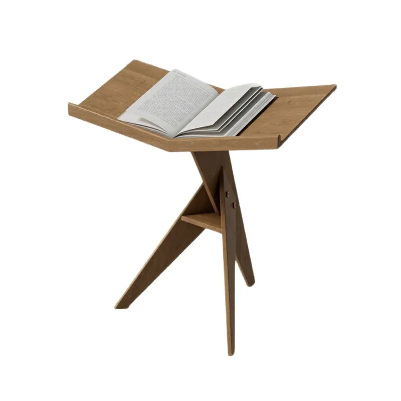 Self-study floor-to-ceiling display, French side table, newspaper rack