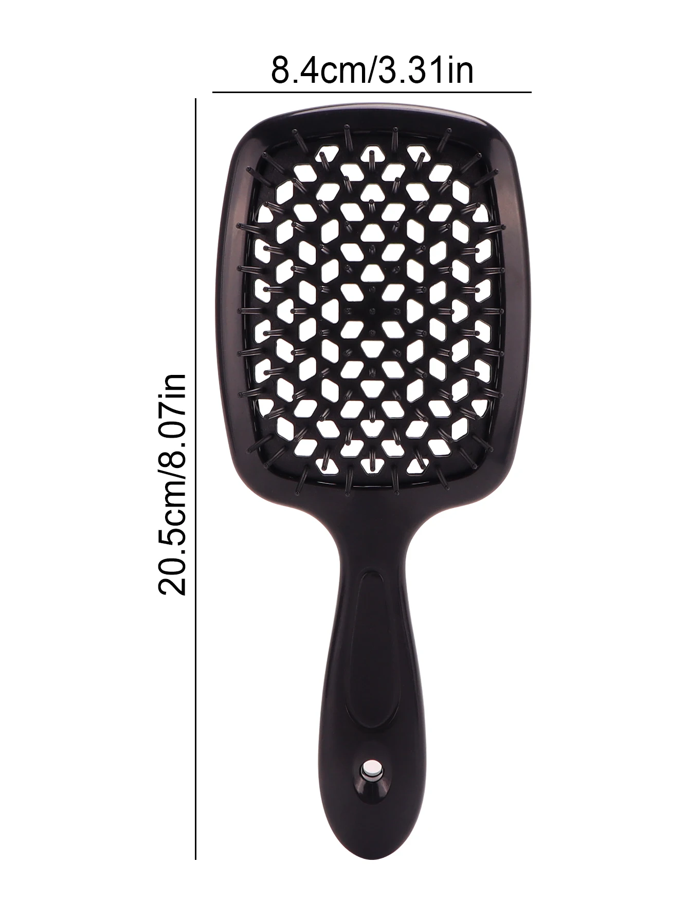 Peigne à coussin d\'air à LED plus riche, brosse à cheveux, massage antistatique, support évidé, brosses à cheveux bouclés, outil de coiffage pour