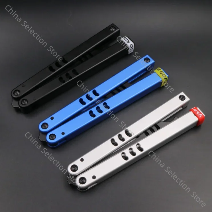 V4 Integrated Aluminum Handle, Shaft Sleeve Structure, Butterfly Fancy Bottle Opener, Butterfly Knife Throwing Knife Unbladed