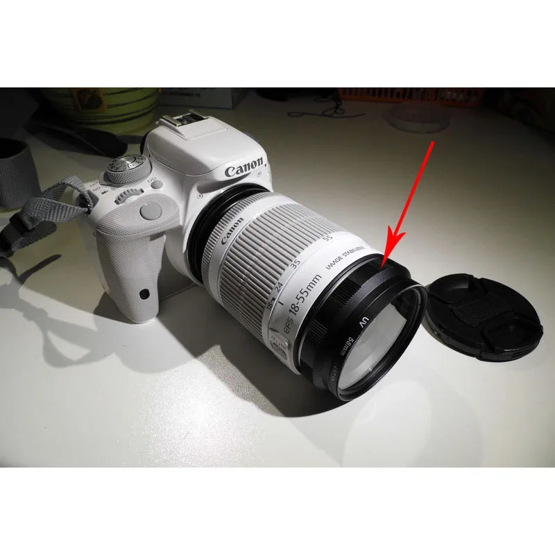 Camera Lens Adapter Macro Lens Reverse Protection Ring for Canon EF / EF-S Lenses Mount 58mm UV CPL Filter Lens Cap