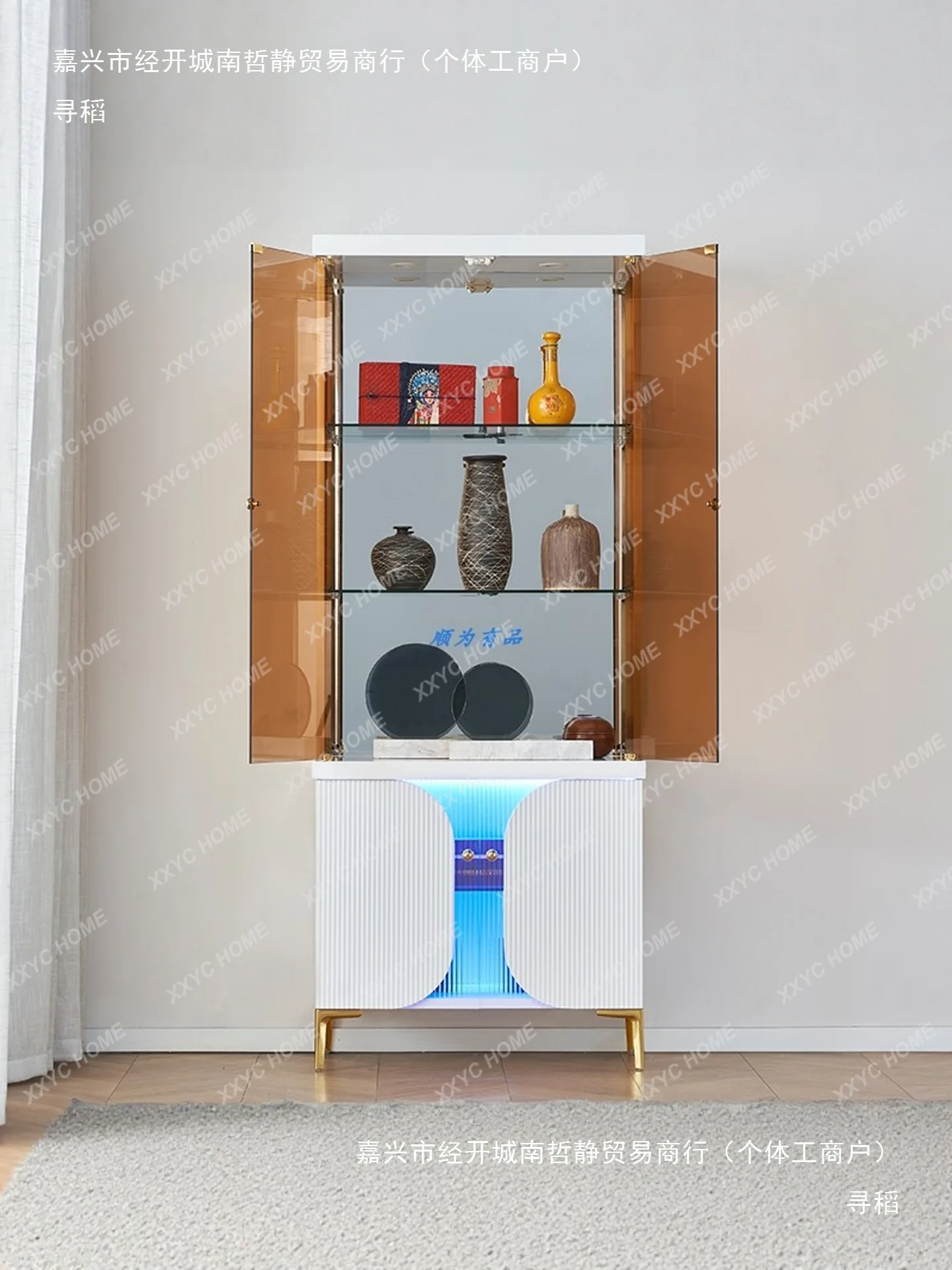 

Винный шкаф-витрина HGlass, буфет для столовой, витрина для вина в гостиную