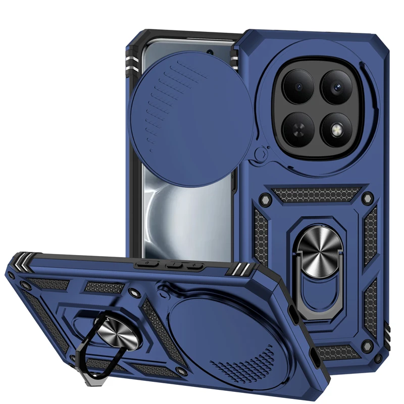 Stoßfeste Armor-Hülle für Xiaomi Redmi Note 15 Pro 5G 4G mit Schiebeobjektivschutz, Handyhülle für Redmi Note 14 Note 14 Pro 5G, Rückseite – Detail 13