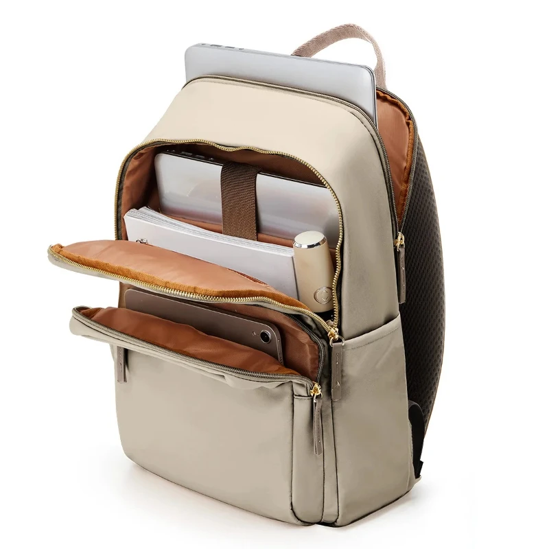 1PC Fashionable and Simple Large Capacity Women's Backpack Travel Business Bag Laptop Bag Wallet Computer Storage Bag