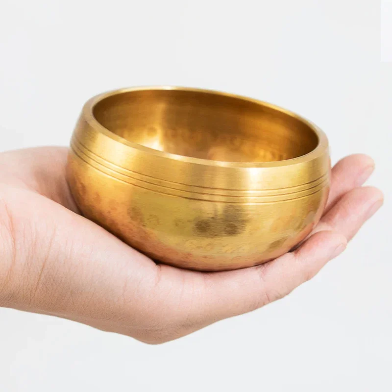 

Copper Buddha Nepal Singing Bowl 8CM Handmade Tibetan Singing Bowls Sound Healing Therapy Meditation Yoga Percussion Instruments