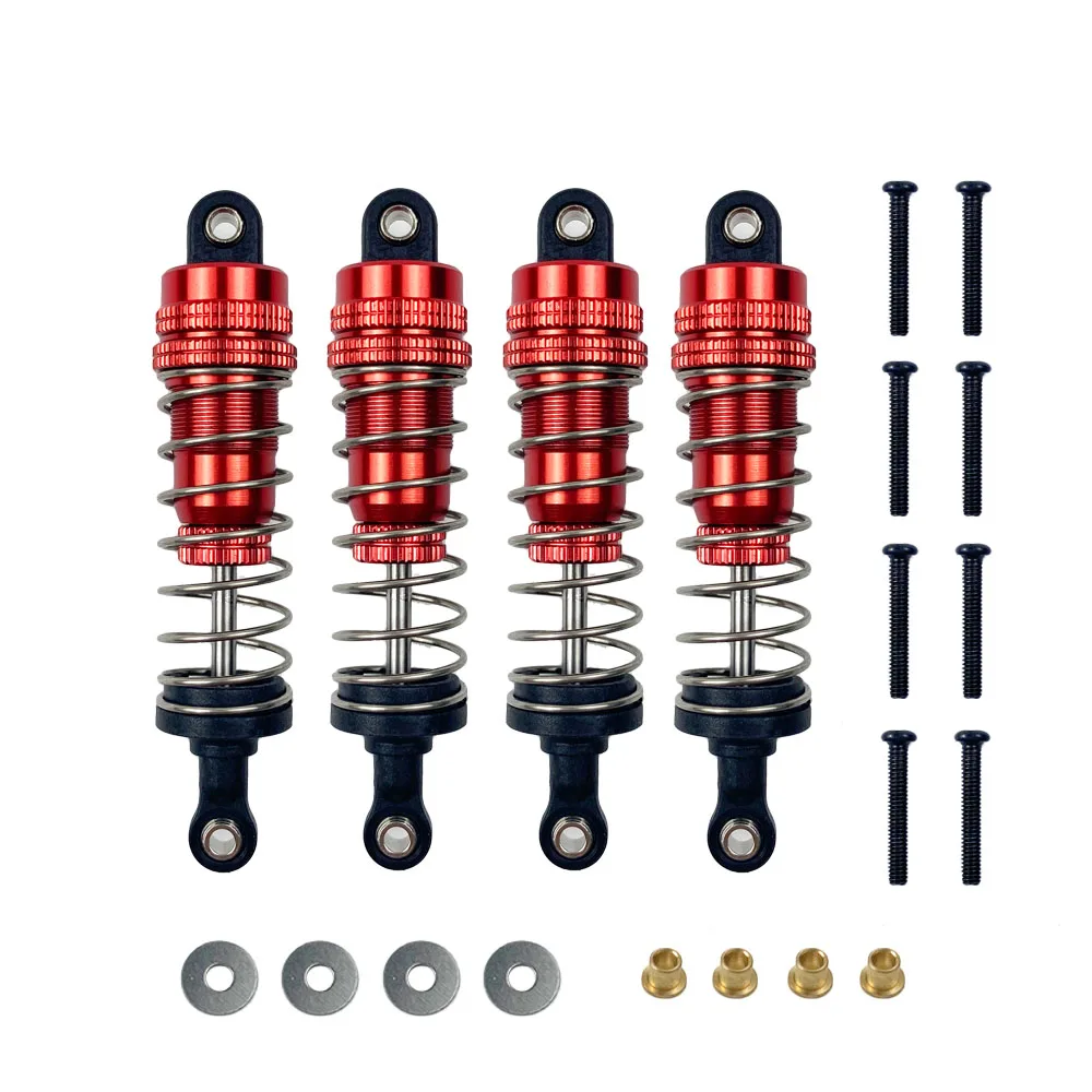 MN128 MN86 MN86S MN86K MN86KS MN G500 Metal Shock Absorber Damper 4pcs 1/12 RC Crawler Car Upgrade Parts