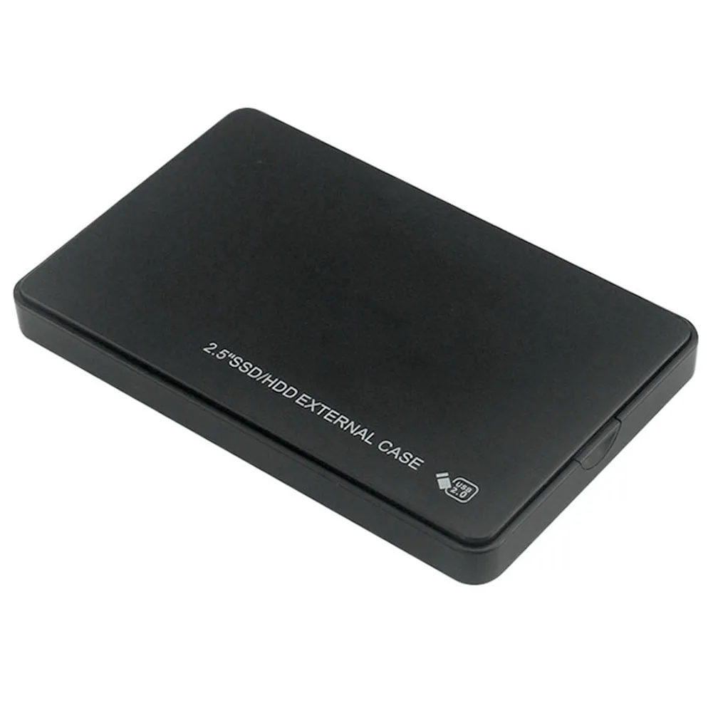 

2.5 Inch Portable Solid State Drive Box SATA Mobile Hard Drive Case 480Mbps External Hard Disk Drive Box for Laptop Tablet