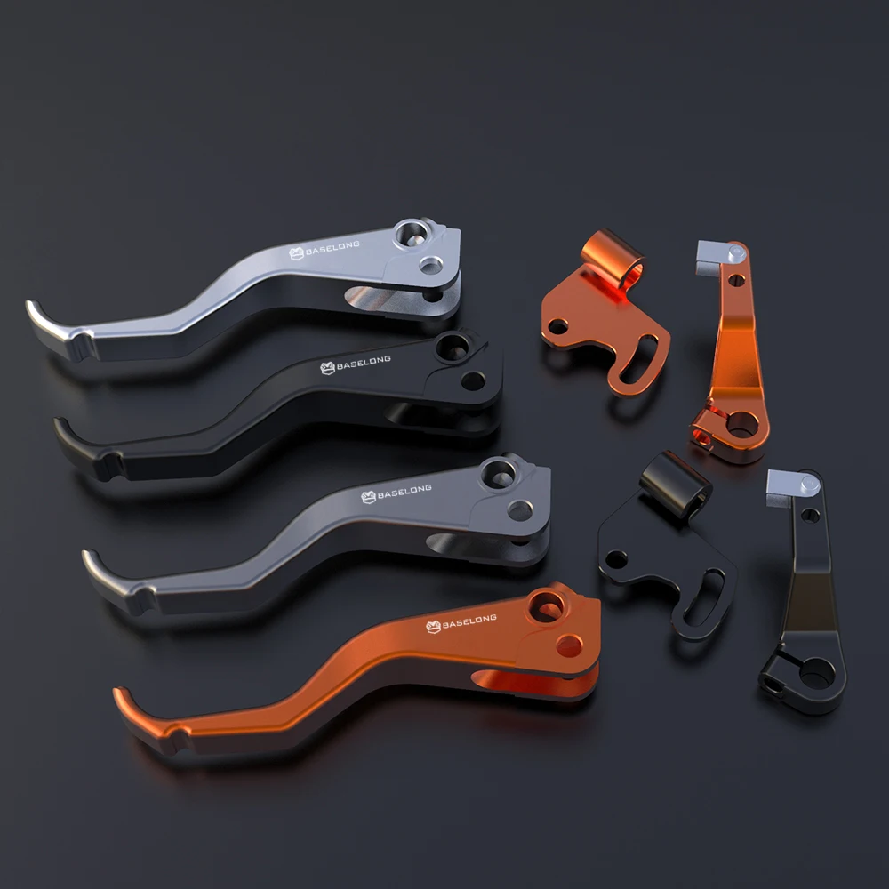 For 790 Duke 890 Duke 890 Duke R 890 Duke GP 2018-2024 One Finger Clutch Compatible And Shorty Stunt Clutch Lever System Set