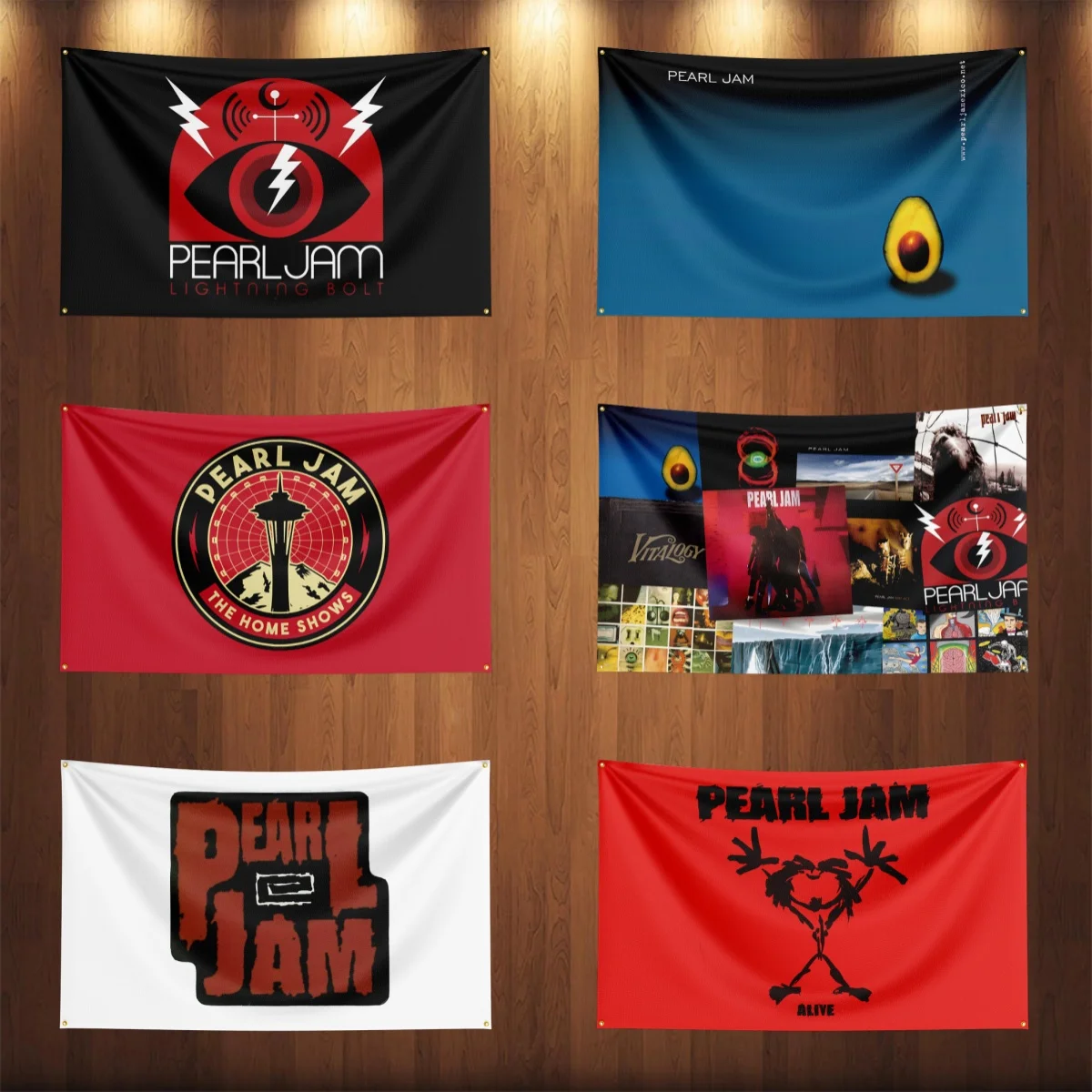 Bandera de mermeladas de P-Pearl de banda de Rock pesada de 3x5 pies, pancarta de impresión Digital de poliéster para decoración de tapiz de puerta de pared del dormitorio