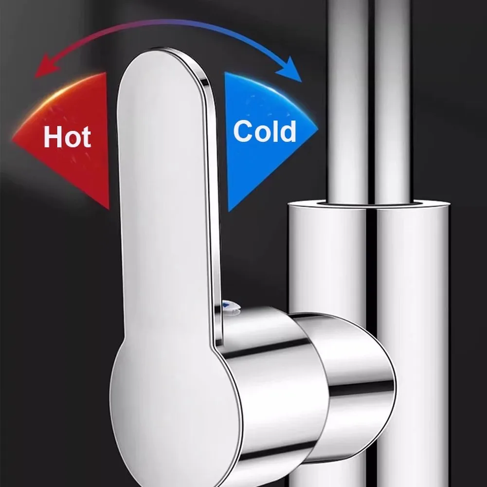 Hot And Cold Mixer Kitchen Faucet Vegetable Wash Basin Dishwashing Pool Sink Tap Single Handle Faucet With Accessories