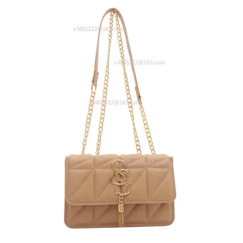 ربيع حار بيع الموسم المرأة سلسلة حزام حقيبة كروسبودي تنوعا قيمة جمالية عالية شكل مربع حقيبة كتف مفردة #5