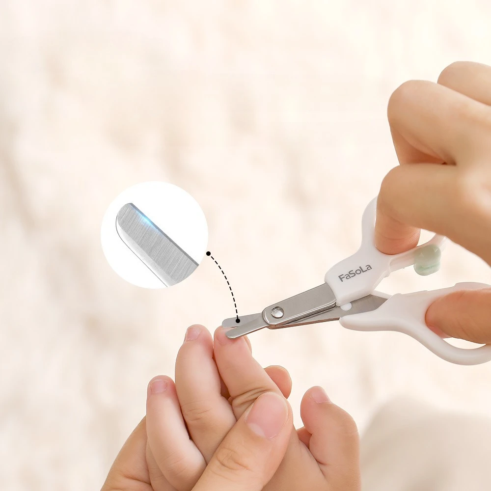 Infant Nail Scissors for Newborn Babies Nail Cutter and Pliers New Household Simple Prevent Meat Entrapment Children's Scissors