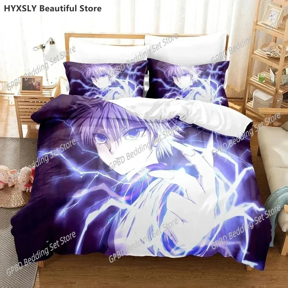 

Hunter X Hunter 3D NEW Duvet Cover Pillowcase Bedding Set Adult Boy Girl Bedroom Decoration Children Single Double Large