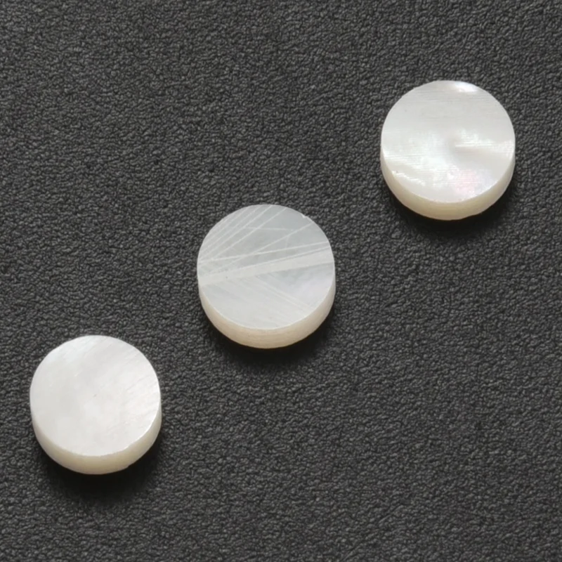 12 White Mother Of Pearl Luthier Dots Inlay Fret Side Marker 6Mm