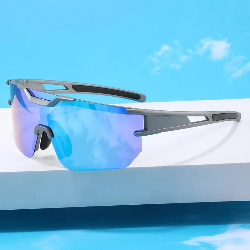 

2025 Polarized Sunglasses Sports Shades for Men Trendy Windproof Cycling Glasses
