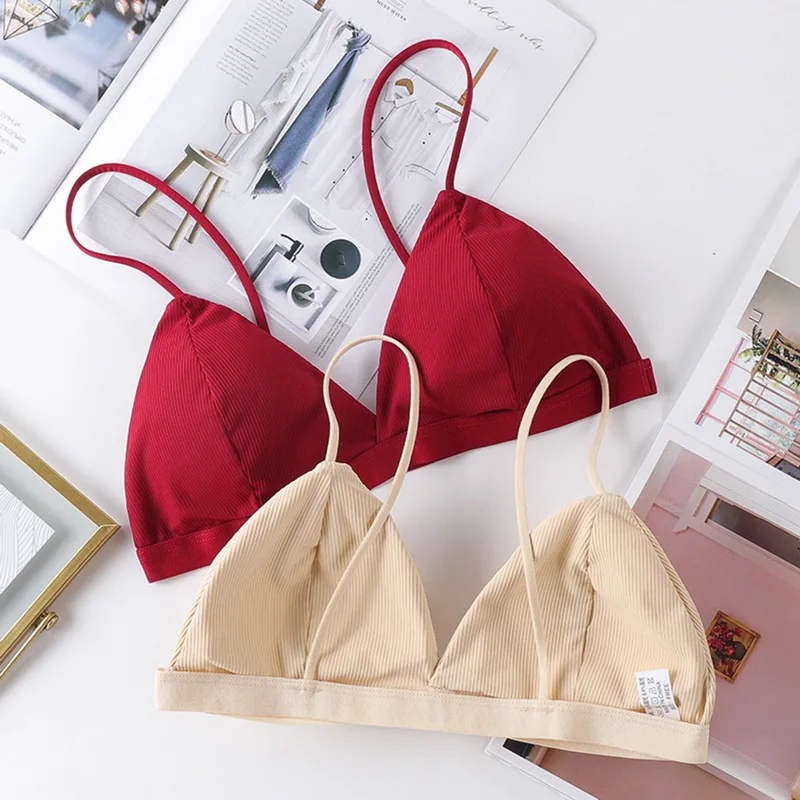 

Women's Tube Top Crop Top Female Back Bra Outdoor Sports Underwear Bra For Women Cotton Female Bra Tops Brassiere