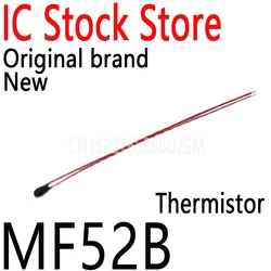 20PCS Thermistor NTC Negative Temperature Coefficient 10K Temperature Control Sensor 3950 Probe 100K with Wire MF52B MF52D