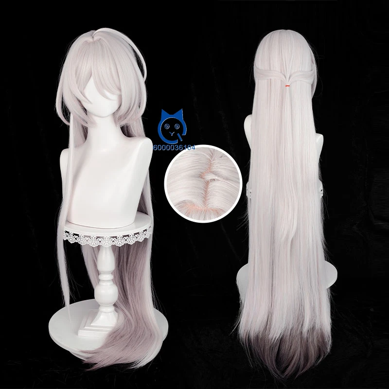 In Stock Acheron Wig New Arrival Game Honkai: Star Rail Women Hot 80cm and 118cm Long Straight Wig Heat Resistant Synthetic Hair