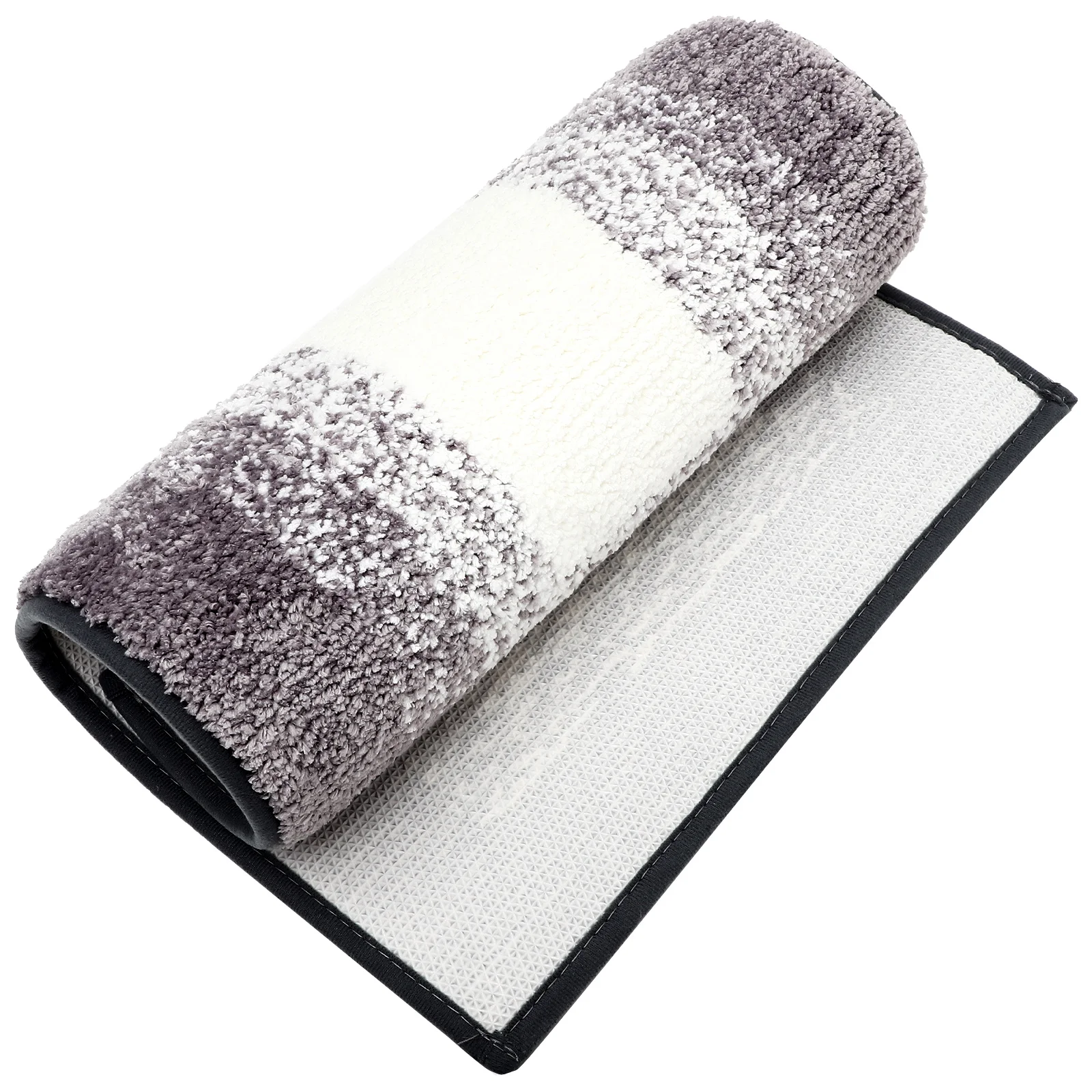 

Bathroom Floor Mat Super Absorbent Thick Polyester Quick Drying Anti Skid Rug for Bathroom Carpets Home Entryway Mats