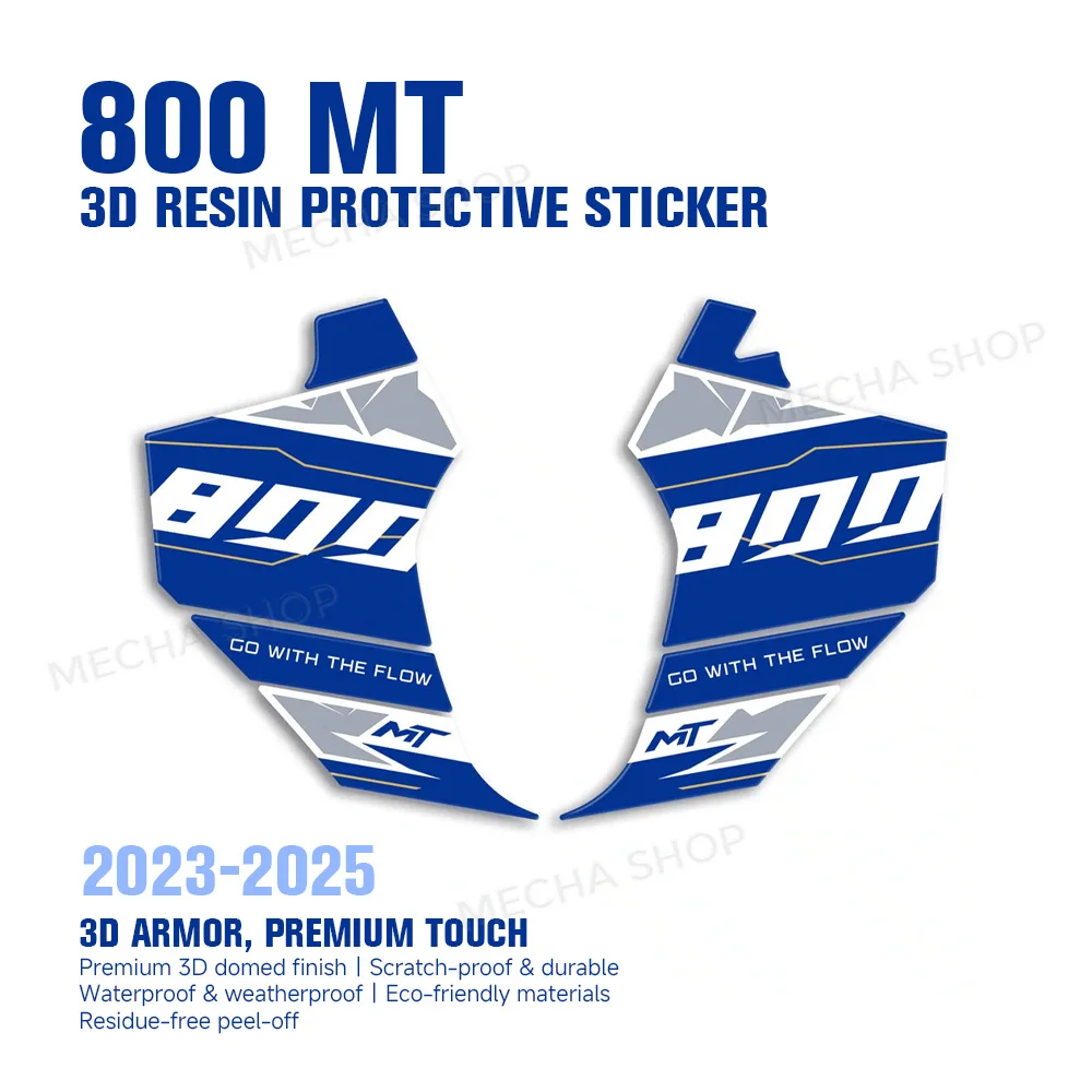 Motorcycle Accessories 3D Resin Sticker Protection Kit For CF MOTO 800 MT Explore 2023-2025