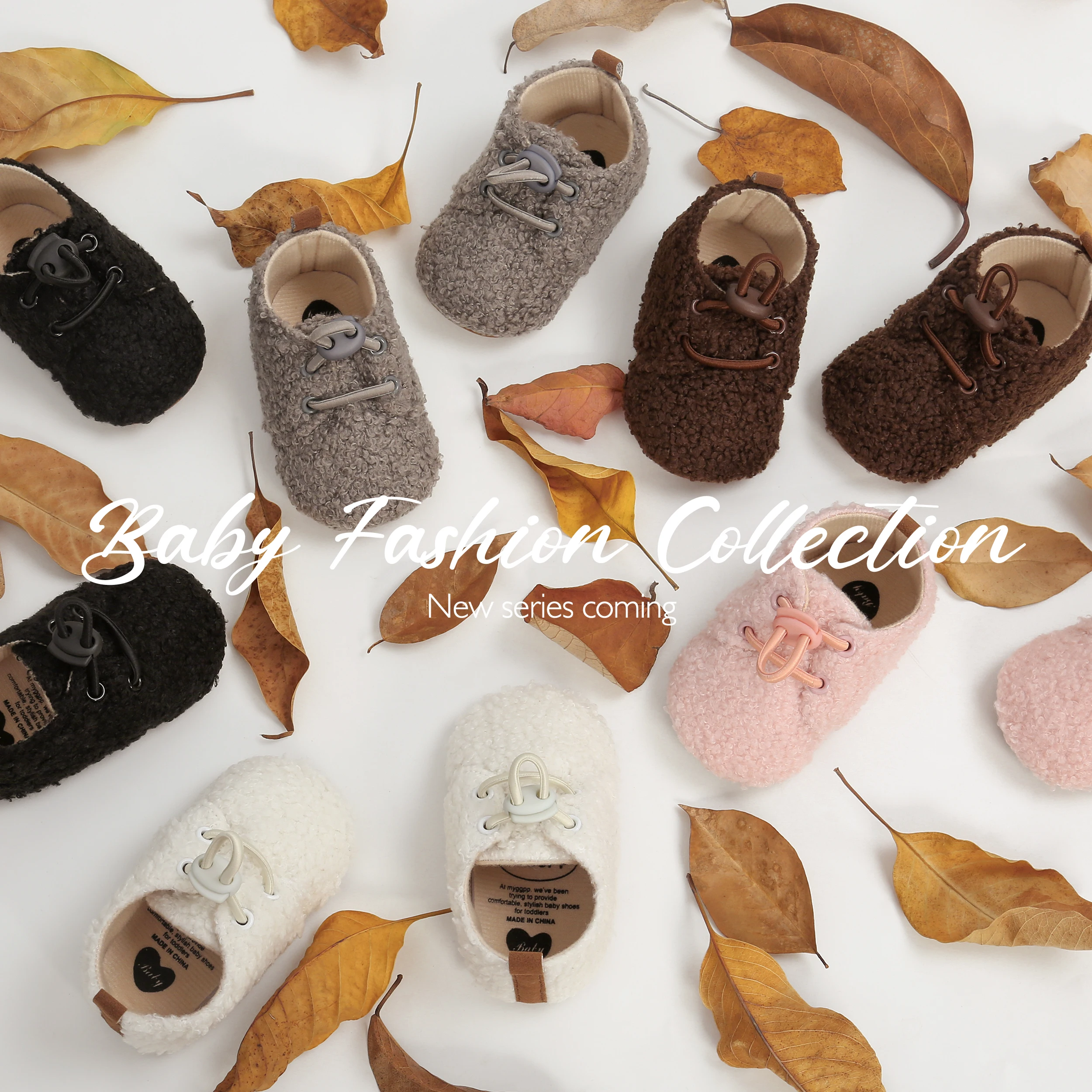 Newborn Infant Baby Boys Girls Fleece Booties Stay On Socks Soft Shoes Non Skid Winter Warm Christmas Slippers