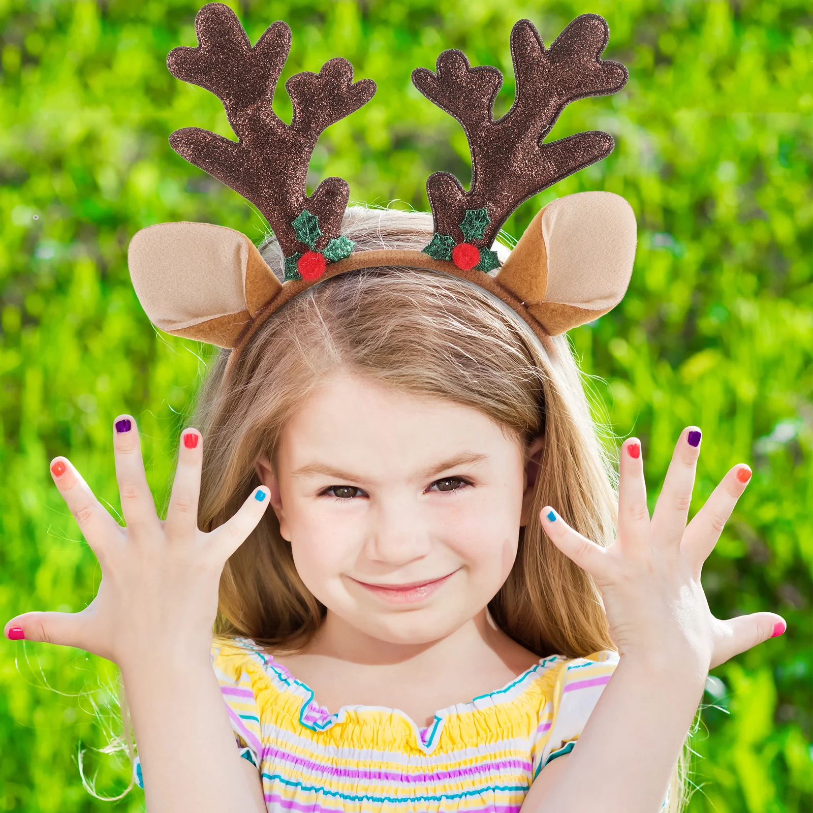 

3Pcs Christmas Antler Headbands Cute Reindeer Design Holiday Hair Accessories for Kids and Adults Festive Party Wear