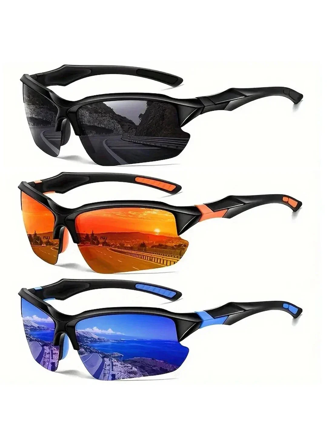 AliExpress NONE Polarized Hiking Fishing Camping Cycling Sunglasses Fashion UV400 Climbing Driving Golf Travel Glasses