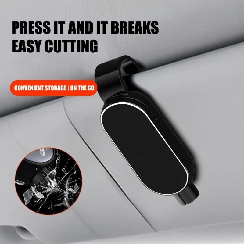 Car Escape Escape Tool, Hardened Vehicle Safety Hammer,Quick Release Window Breaker Seats Belt Cutter