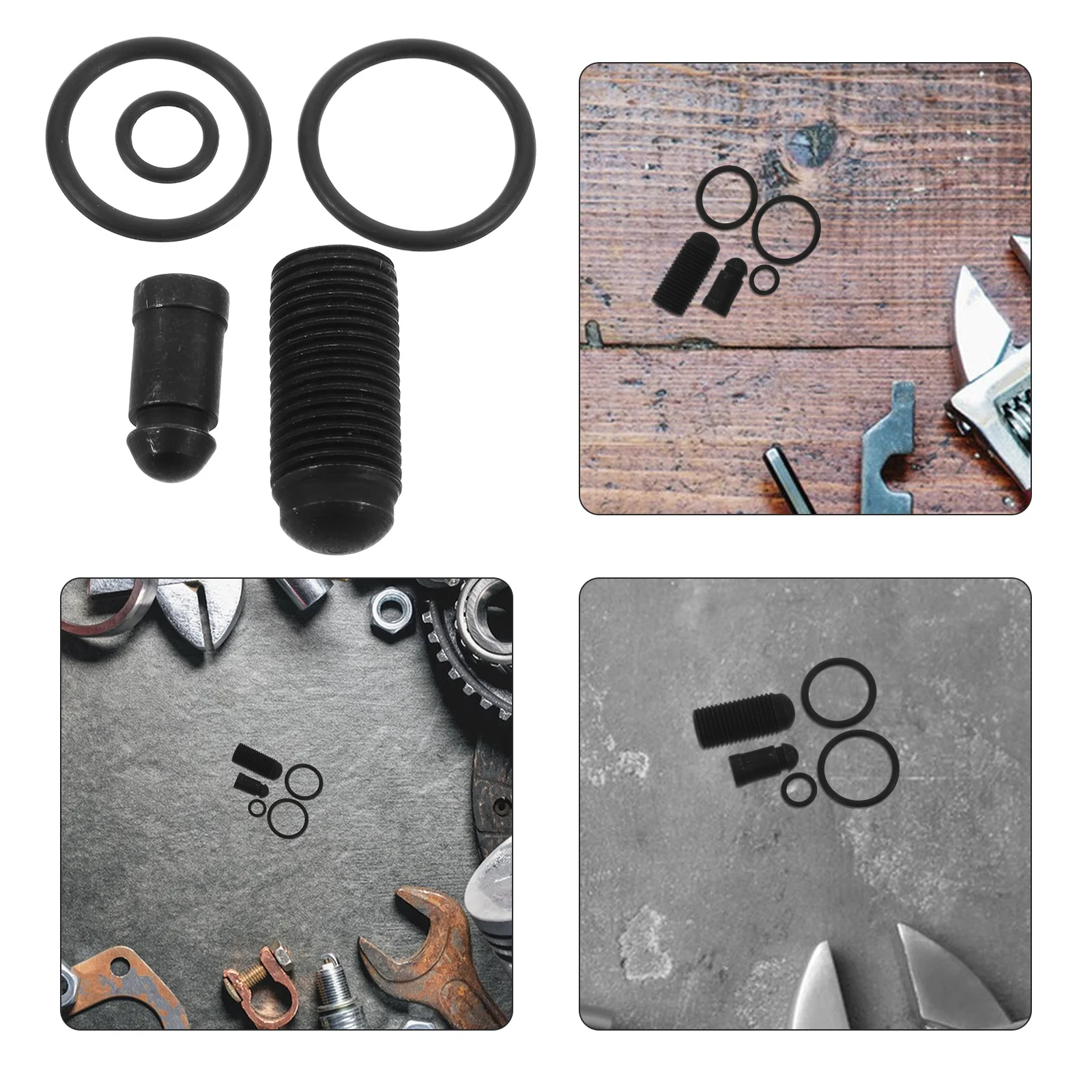 

1Set Fuel Injector Seal Kit Optimal Engine Performance High Temp Resistance Injector Sealing Components DIY Install