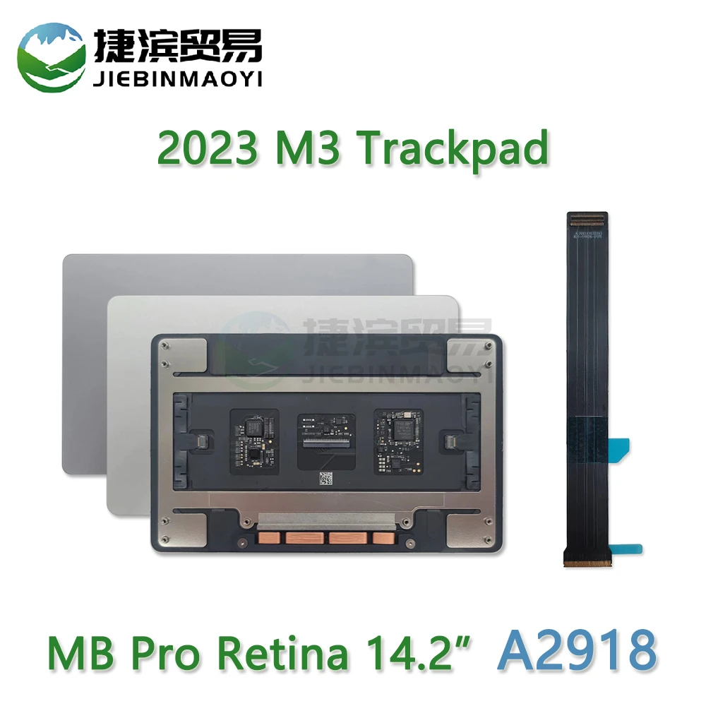 

Late 2023 Laptop A2918 Trackpad for MacBook Pro 14" M2 A2918 Touchpad Space Grey Silver Color Replacement EMC 8304