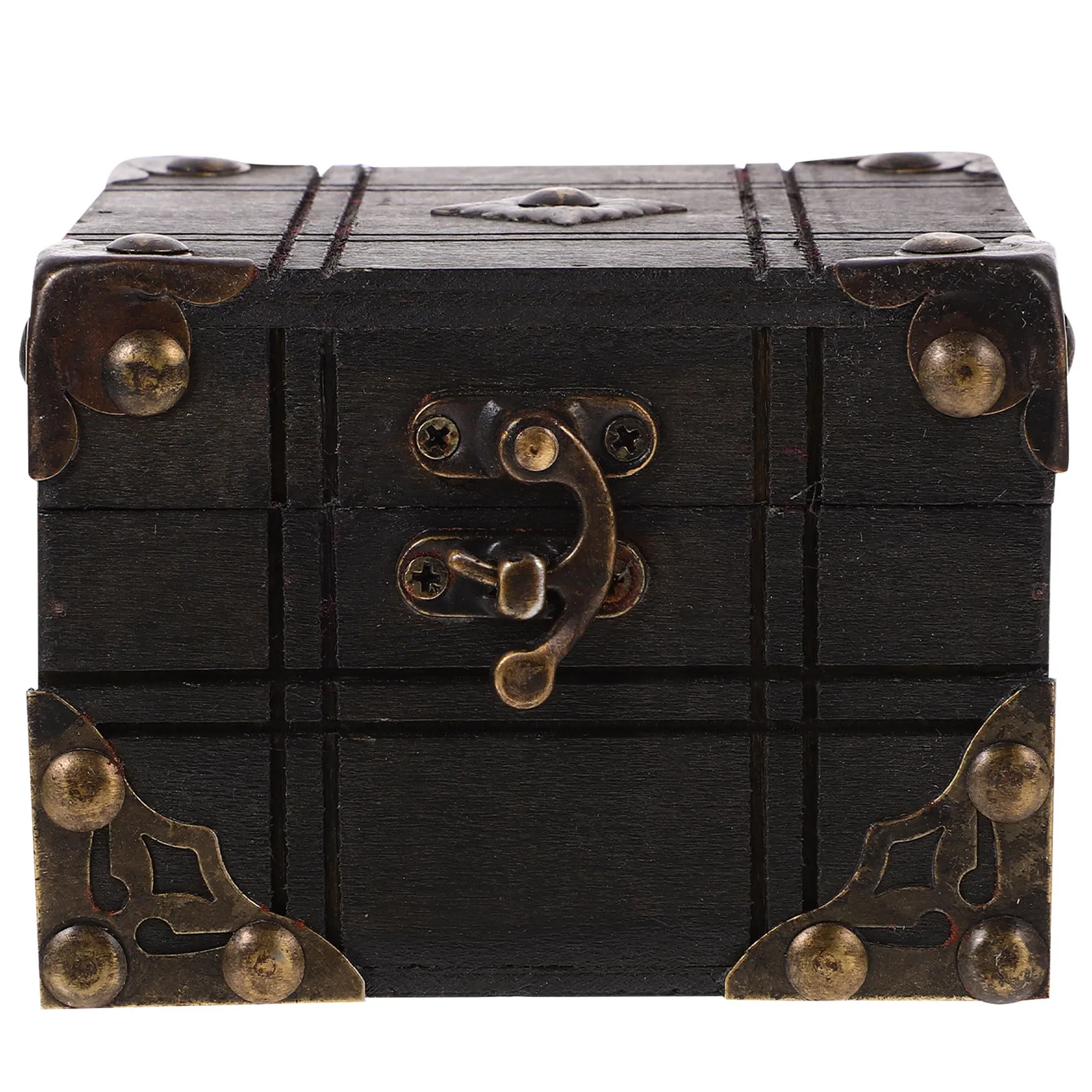 

Wooden Storage Box Vintage Jewelry Chest For Earrings Rings Pendants Trinkets Keepsakes Candy Gift Decor Party Favors