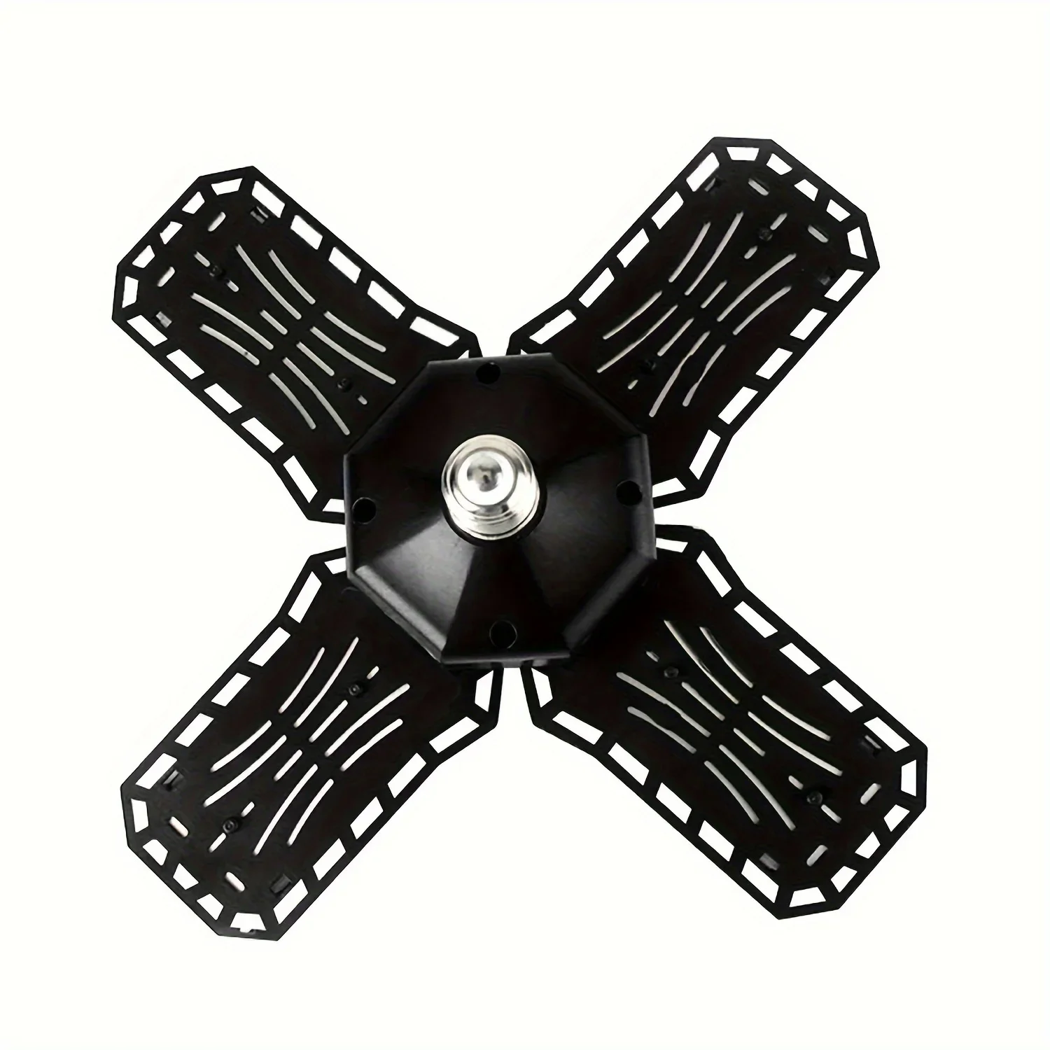 1 مصباح LED لإضاءة المرآب فائق السطوع مع لوحة قابلة للتعديل ومصباح سقف قابل للتشوه، مناسب للمستودعات وما إلى ذلك