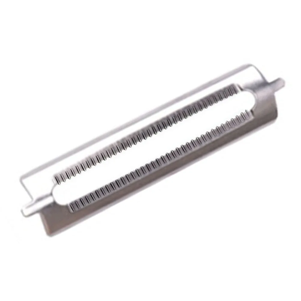 3x512 เปลี่ยนสแตนเลสด้านเดียวใบมีดแบนมัลติฟังก์ชั่มันฝรั่งผลไม้ผัก Peelers เครื่องตัด Peeling ใบมีด